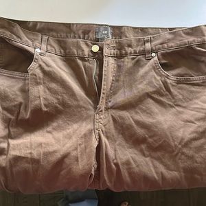 H&M brown jeans slim fit size 38